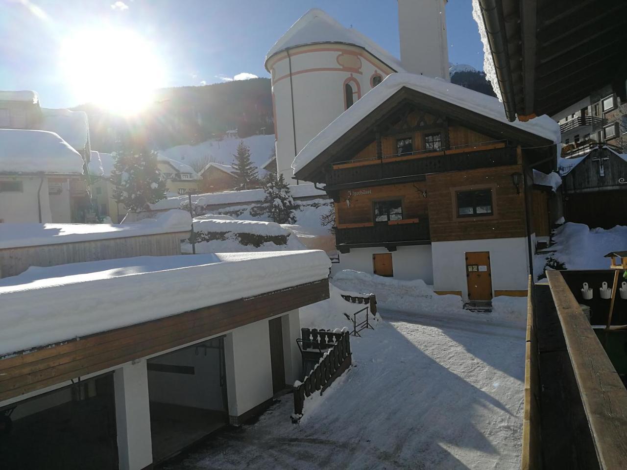 Ferienhaus Jaegerhaeusl Lermoos Bagian luar foto